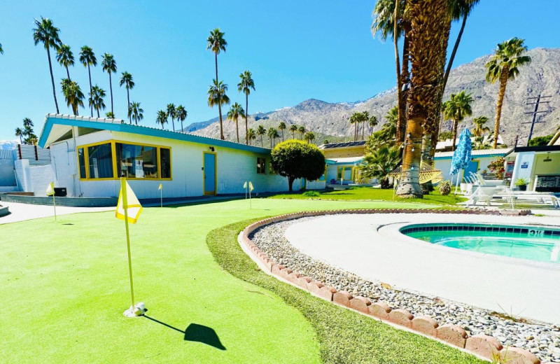 Mini golf at A Place in the Sun Garden Hotel.