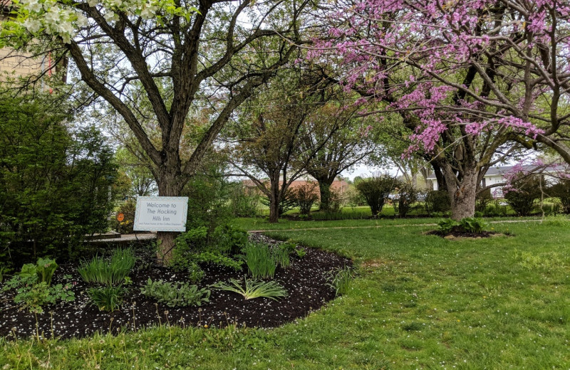 Garden at Hocking Hills Inn.