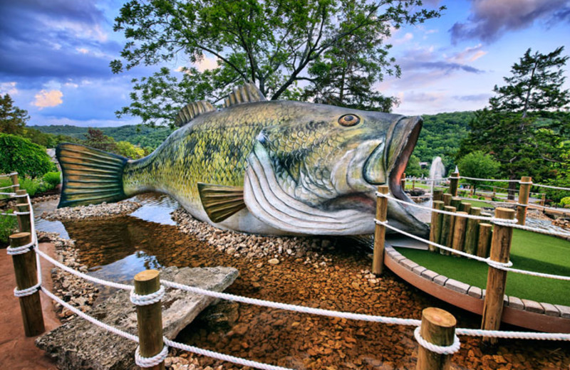 Mini golf course at Big Cedar Lodge.