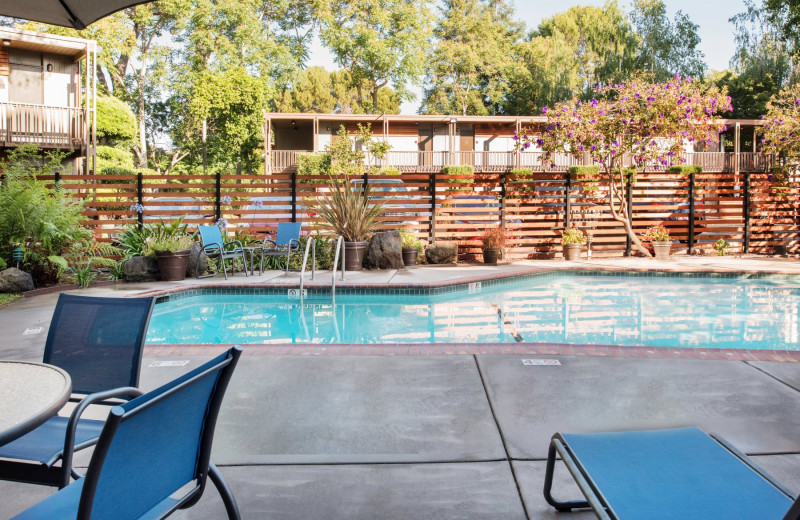 Outdoor pool at Creekside Inn.