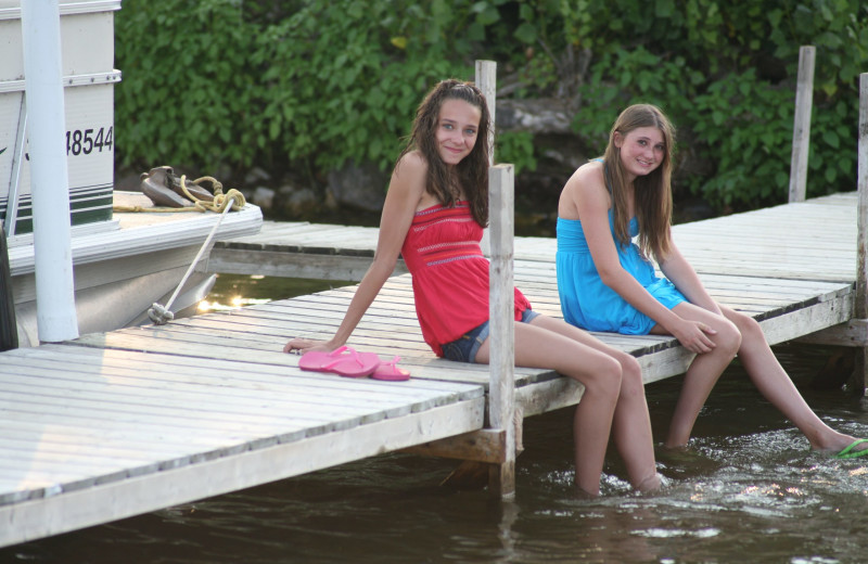 Dock at Southview Cottages Resort.