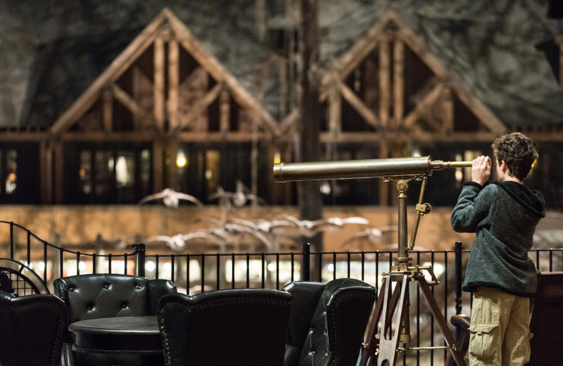 Lobby at Big Cypress Lodge.