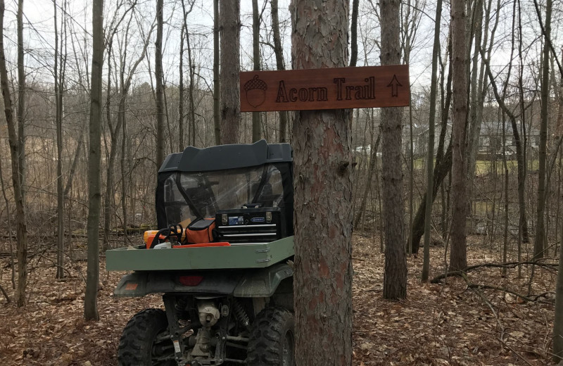 ATV at Acorn Lodge.