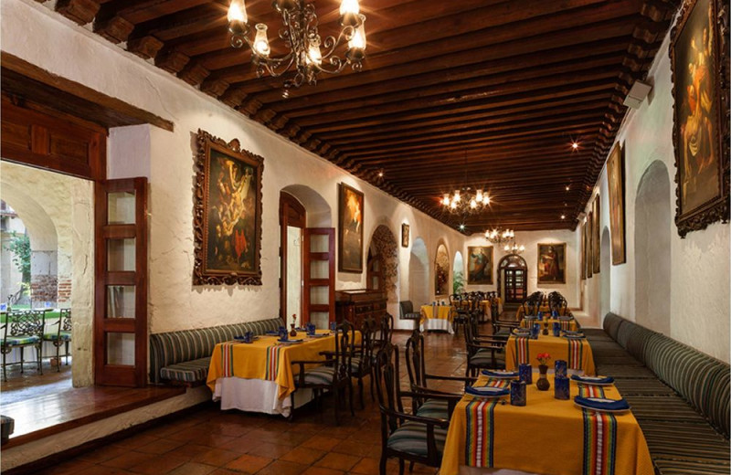 Dining at Camino Real Oaxaca.