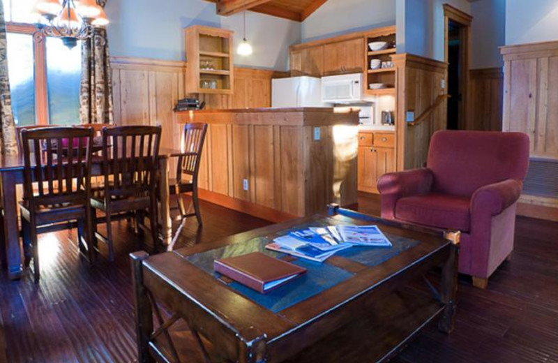 Guest room at Tamarack Lodge.