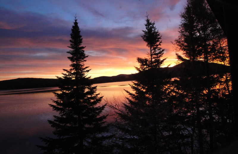 Sunset at Grant's Camps.