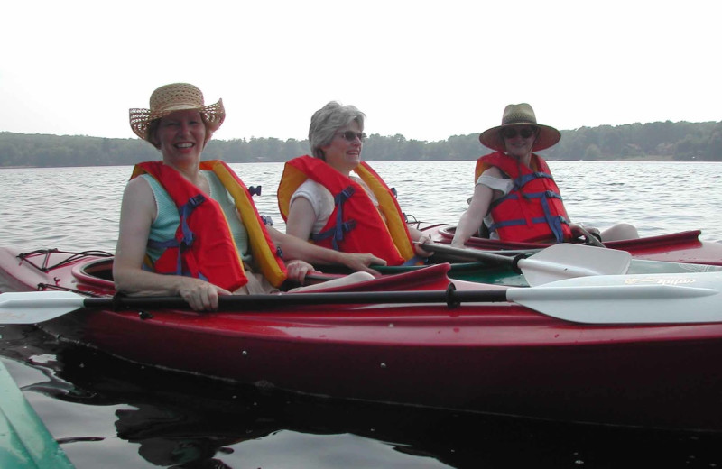 Kayaking at Inn At Lake Joseph.