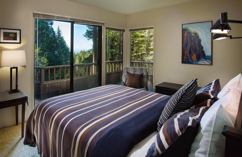 Rental bedroom at Sea Ranch Lodge Vacation Rentals.