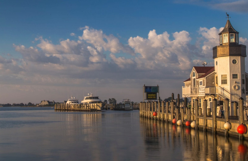 Exterior view of Saybrook Point Inn, Marina & Spa.