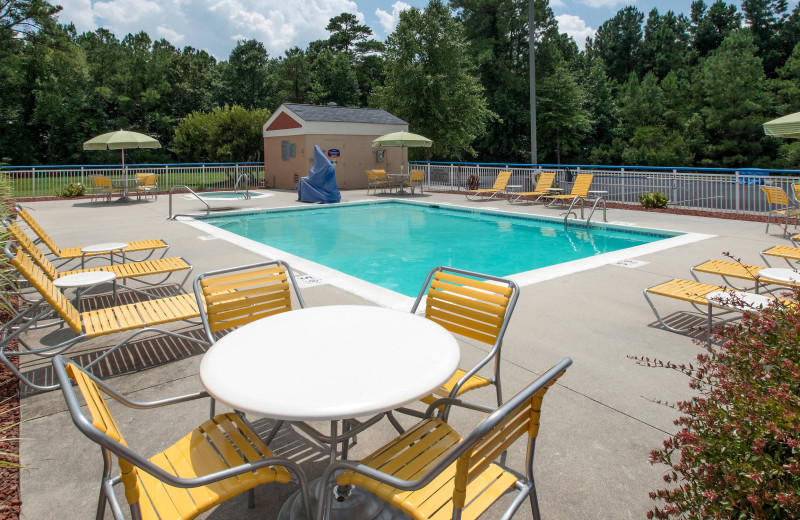 Outdoor pool at Fairfield Inn 