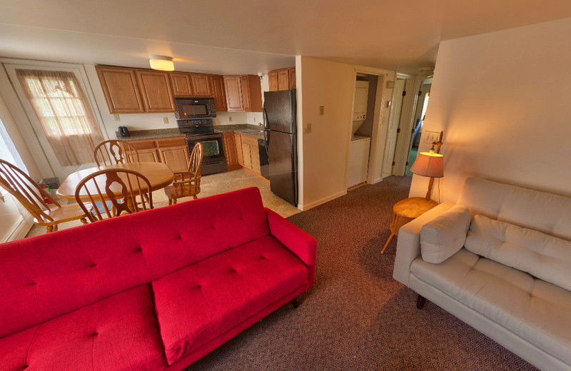 Suite living room at Sands by the Sea.