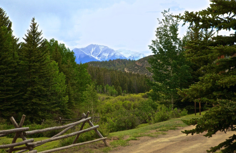 Mountain view at Elk Mountain Ranch.