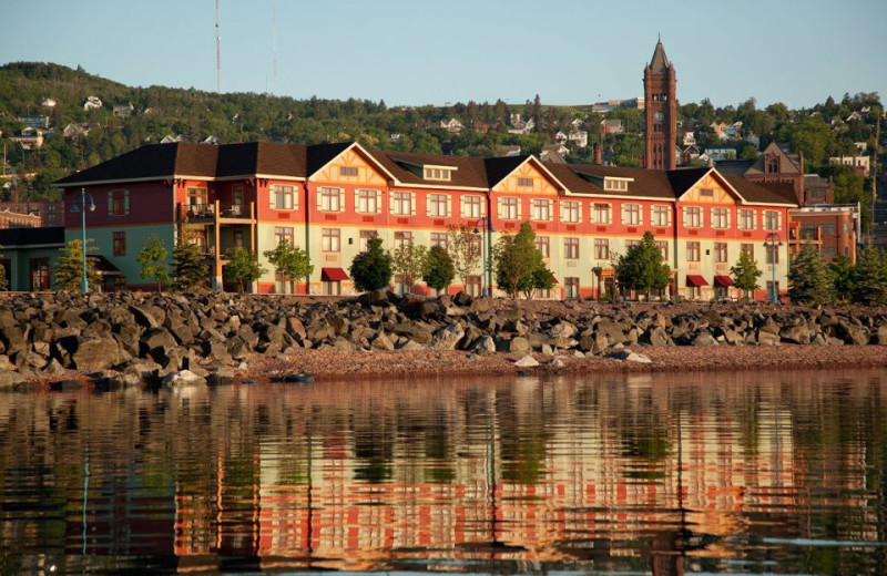 Exterior view of Canal Park Lodge.