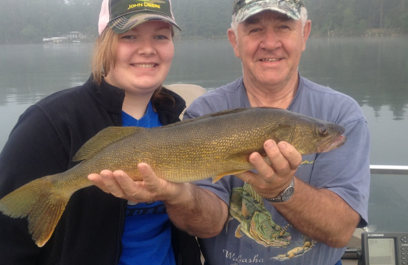 Fishing at Twin Springs Resort.