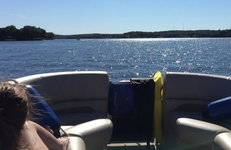 Boating at Alhonna Resort.
