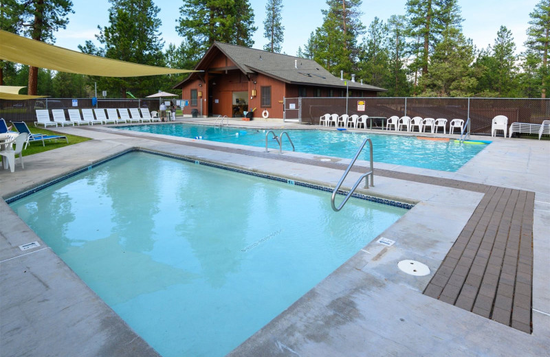 Rental pool at Sisters Vacation Rentals.