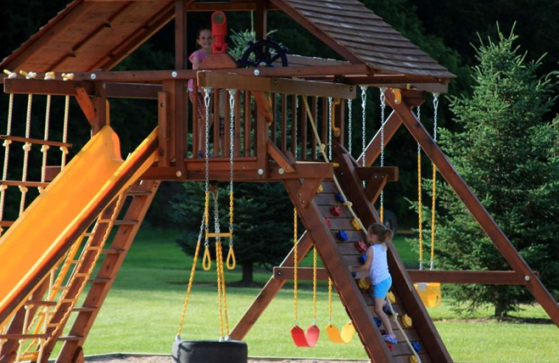 Playground at Cedar Valley Resort.