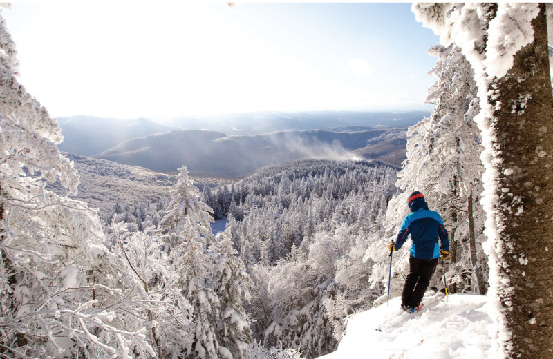 Ski at Bolton Valley Resort.