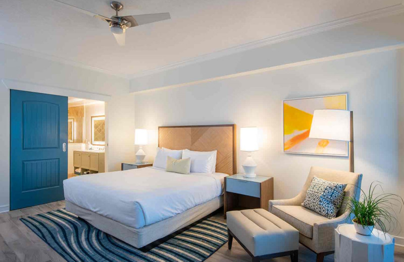 Guest room at Hawks Cay Resort.