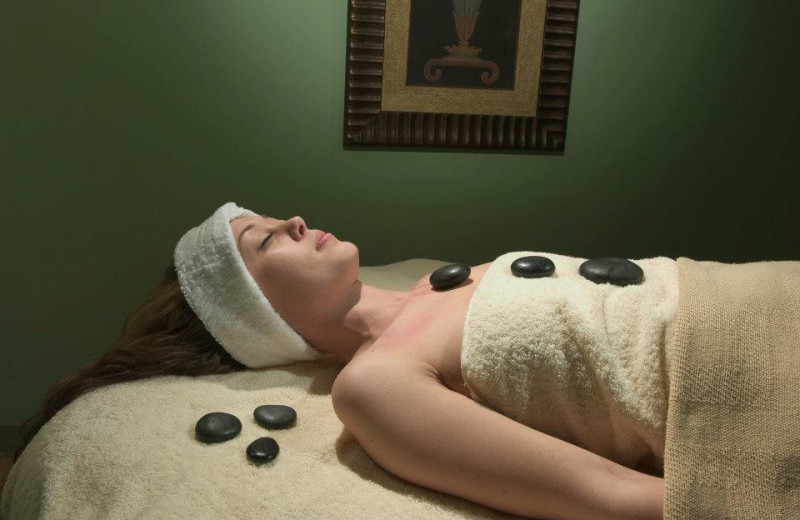 Spa massage at Castaway Bay.