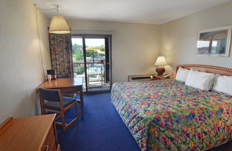 Guest room at Polynesian Waterpark Resort.