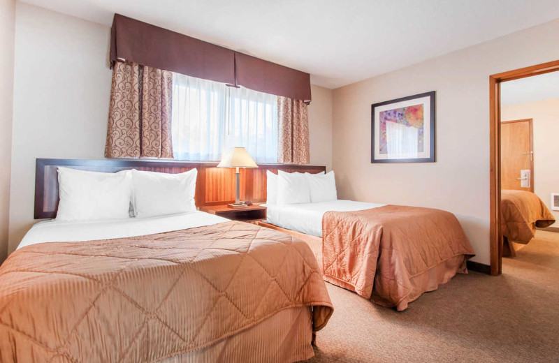 Guest room at Surfrider Resort.