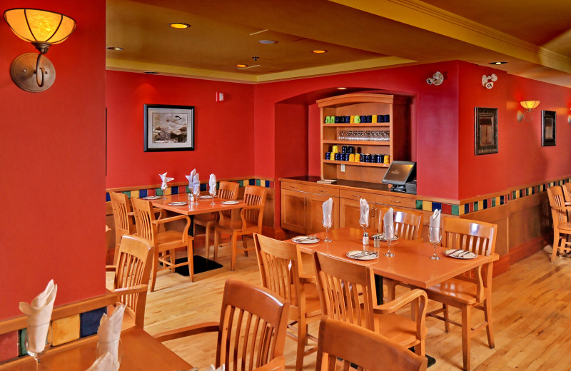 Dining at Banff Ptarmigan Inn.