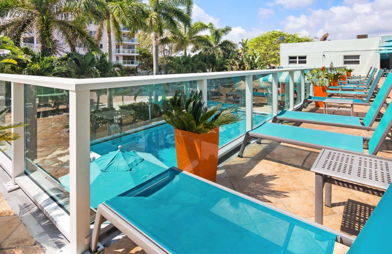 Sun deck at Best Western PLUS Oceanside Inn.