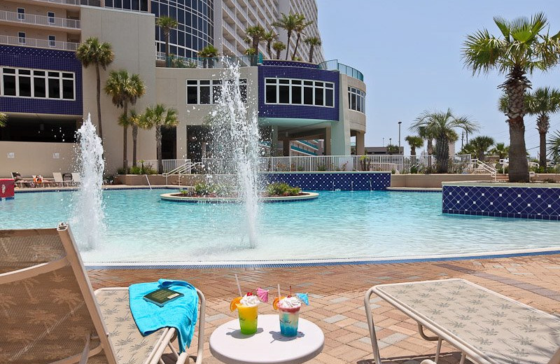Outdoor pool at Laketown Wharf.