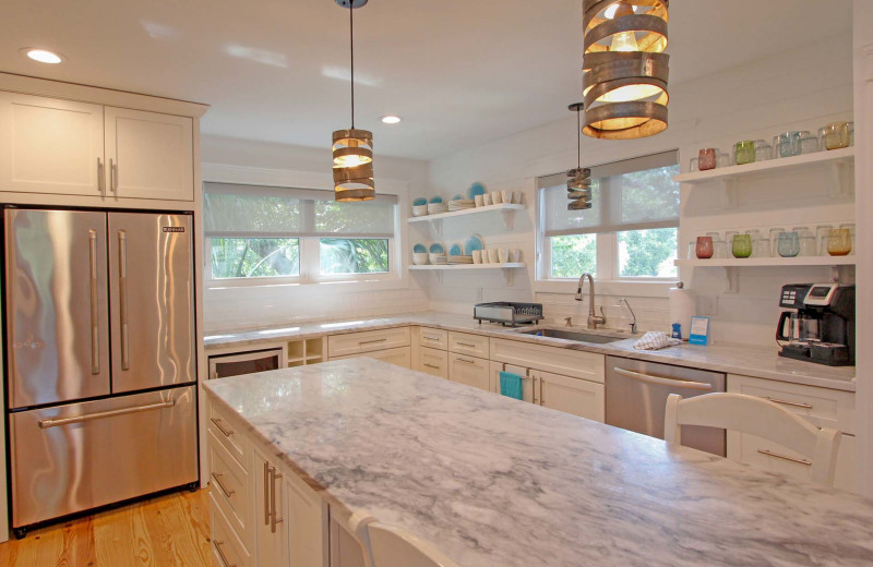 Rental kitchen at Island Realty.