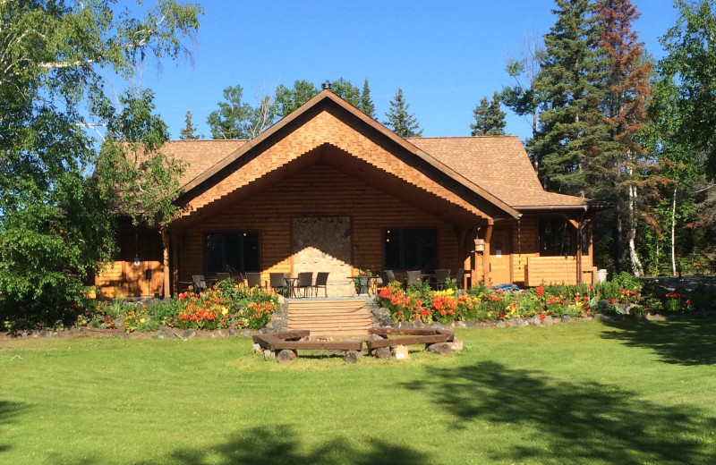 Exterior view of Bakers Narrows Lodge.