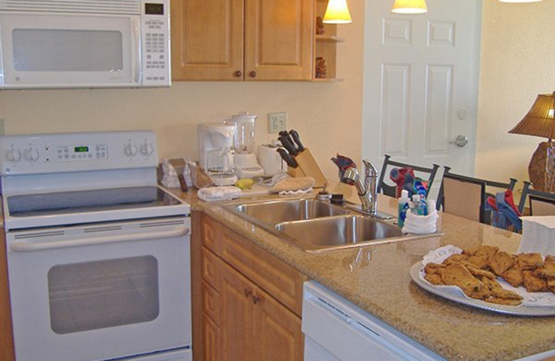 Guest kitchen at Westgate Myrtle Beach.