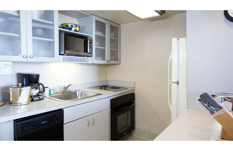 Guest kitchen at Four Sails Resort.