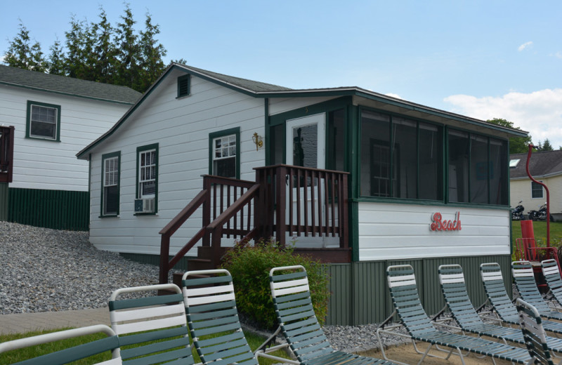 Cottage exterior at Channel Waterfront Cottages.