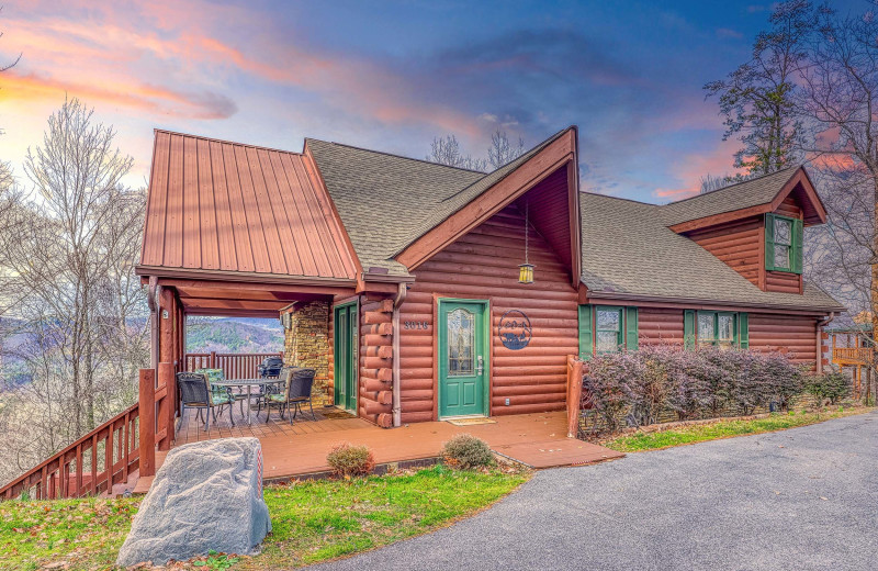 Rental exterior at Aunt Bug's Cabin Rentals, LLC.