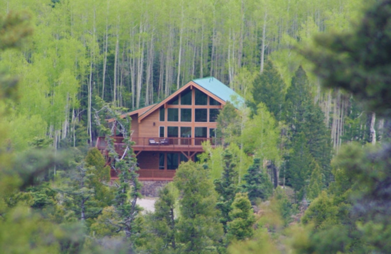 Cabin exterior at Resort Properties of Angel Fire.