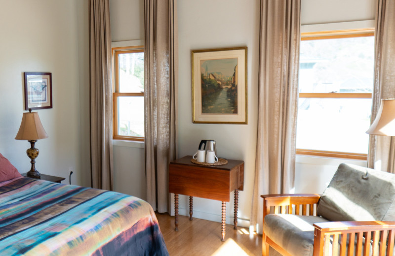 Guest room at Harbin Hot Springs.