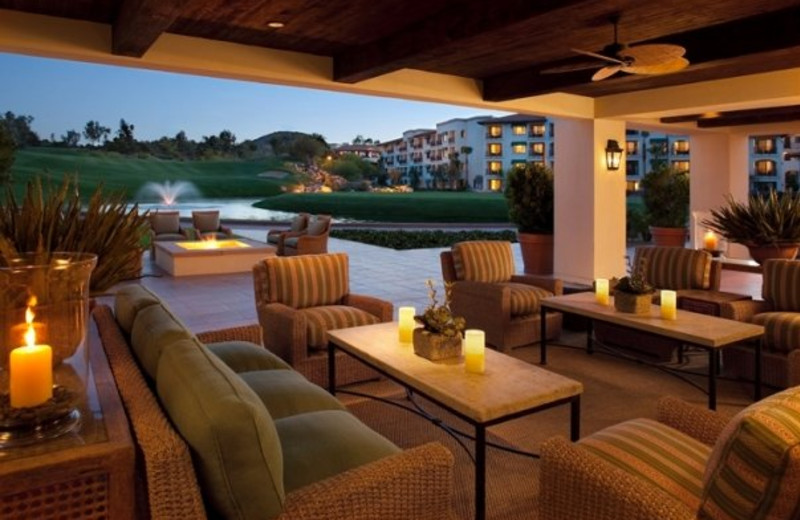 Outdoor lounge at Arizona Grand Resort.