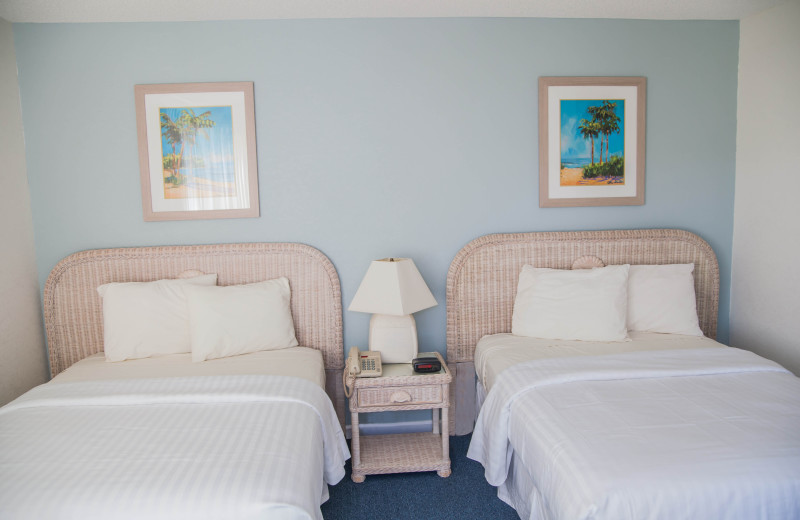 Rental bedroom at The Winds Resort Beach Club.