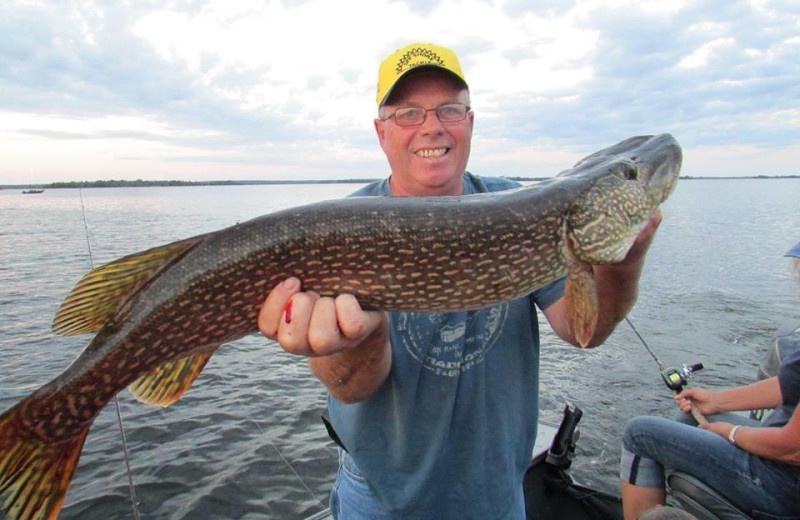 Fishing at Sandy Point Lodge.