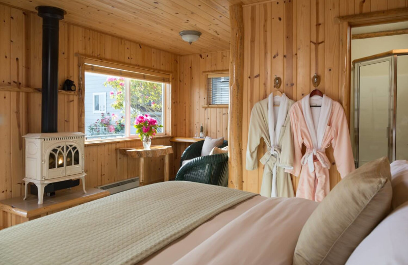 Guest room at Sea Rock Inn.