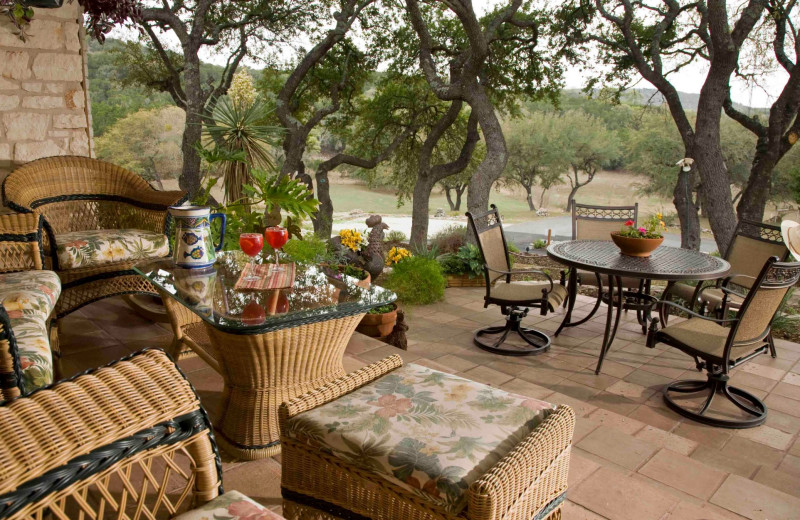 Patio at Blair House Inn.