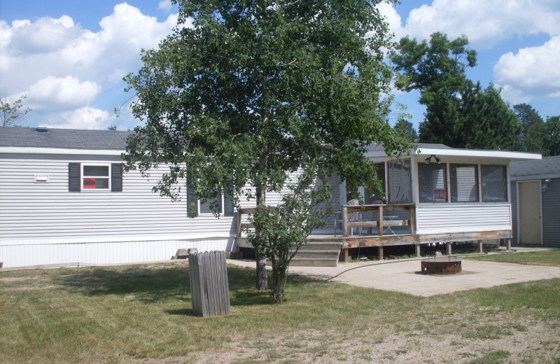 Exterior view of Popp's Resort.