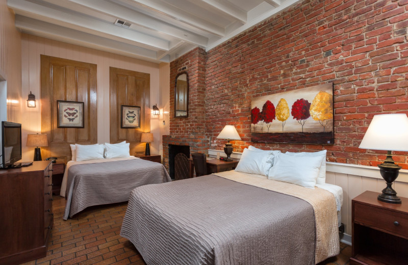 Guest room at French Quarter Suites Hotel.