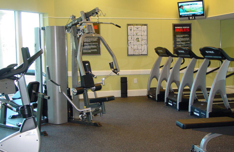 Fitness room at Mar Vista Resort Grande.