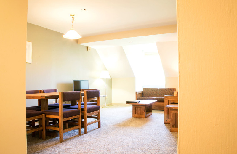 Guest room at Town Square Condominiums.