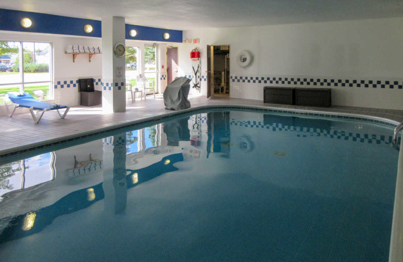 Indoor pool at Quality Inn 