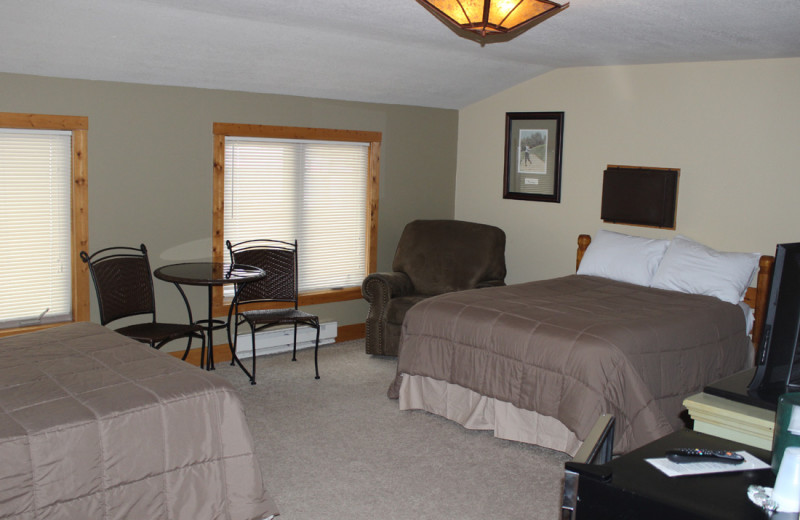 Guest room at Big Sandy Lodge & Resort.