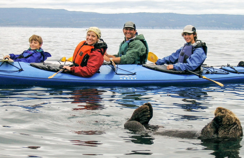 Kayaking at Great Alaska Adventure Lodge.