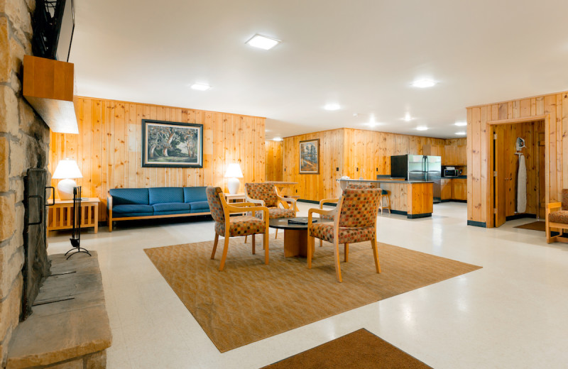 Cabin living room at Oglebay Resort and Conference Center.